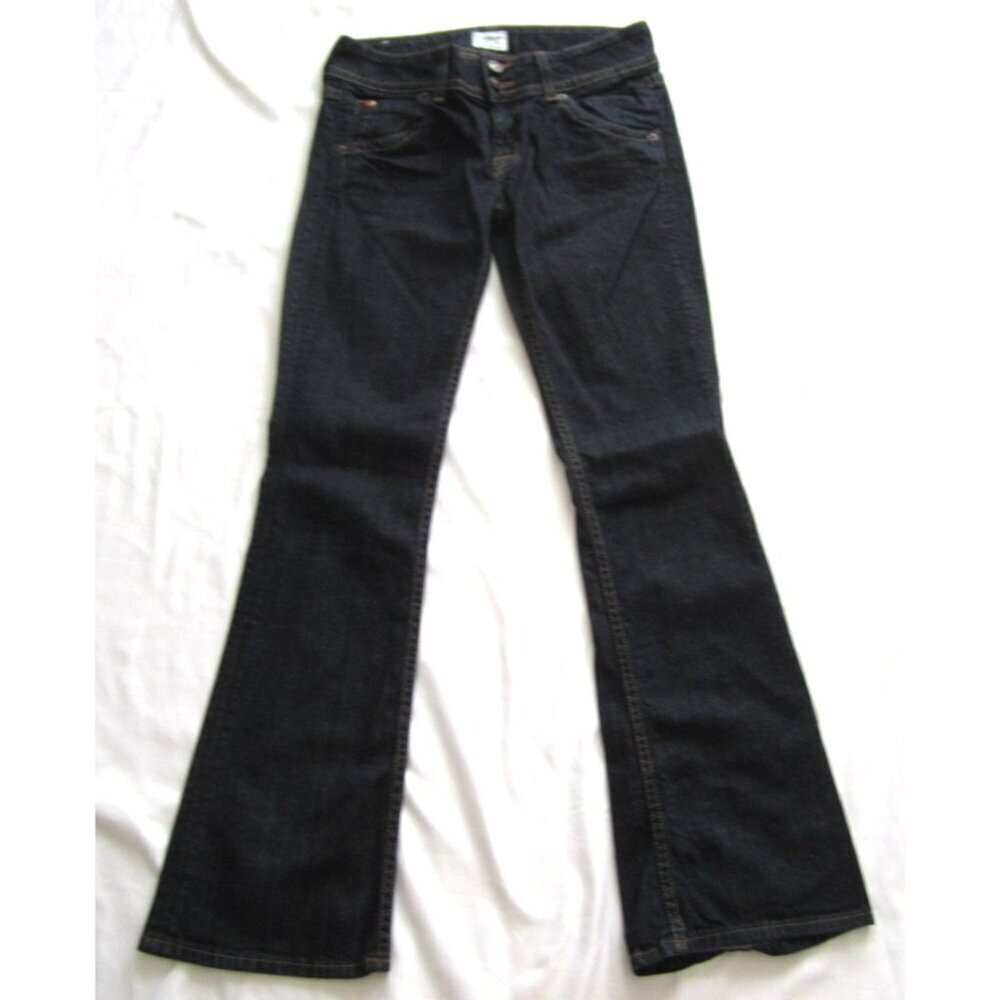 Women's Anthropologie Hudson Cotton Flare Denim Jeans Sz 26 (WP300) Made in USA